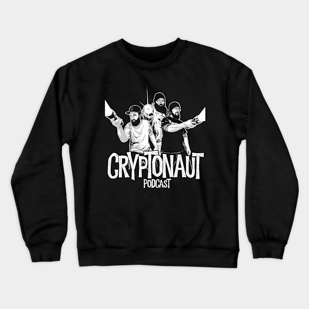 The Cryptonaut Podcast Group Logo Crewneck Sweatshirt by The Cryptonaut Podcast 